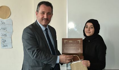 Türkiye birincisi ödüllendirildi