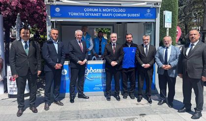 Çorum’da vekaletle kurban bağış ve tanıtım standı açıldı