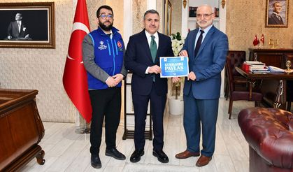 Gümüşhane Valisi Atay, kurbanını TDV'ye emanet etti