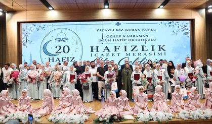 Bağcılar’da 20 hafız için icazet merasimi düzenlendi