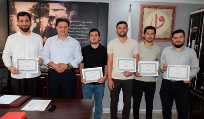Espiye'de 7 din görevlisi akademi diplomasını aldı