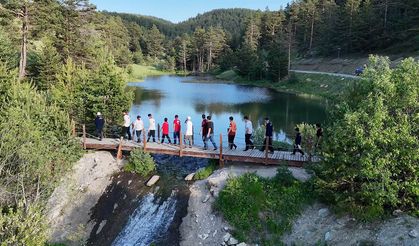 Erzincan'da gençler yayla kampında buluştu