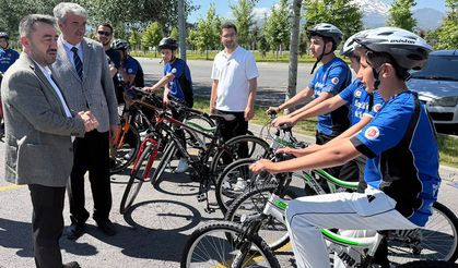 Kayseri'de Diyanet gençlik tarihe pedallıyor