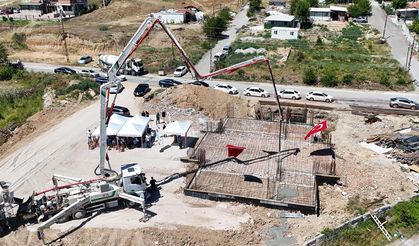 Yeşilyurt Mescid-i Aksa Camii’nin temeli atıldı