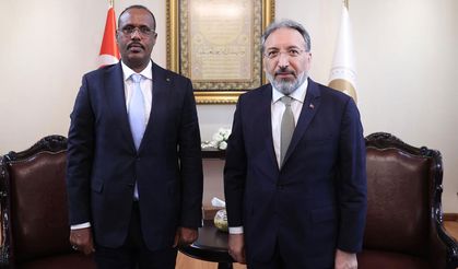 Başkan Arpaguş, Cibuti Din İşleri ve Vakıflar Bakanı Barreh’i kabul etti