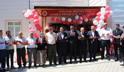 Gülnar’da Cemile Pınar Çok Amaçlı Salonu hizmete açıldı