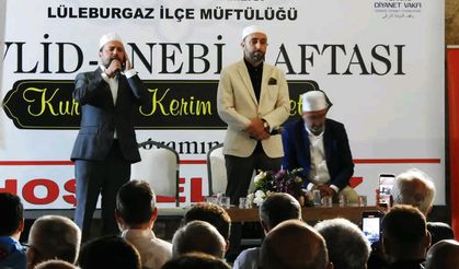 Lüleburgaz'da Kur’an ziyafeti