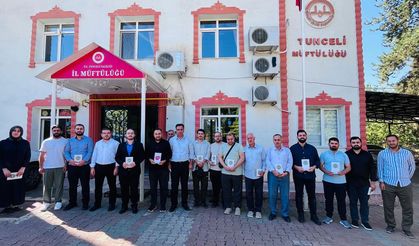 Tunceli'deki din görevlilerinden kitap farkındalığı