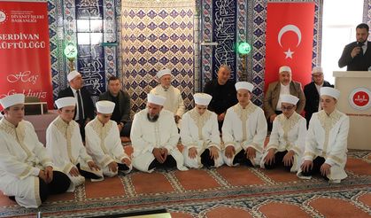 Balkan Camii'nde "İcazet Merasimi"