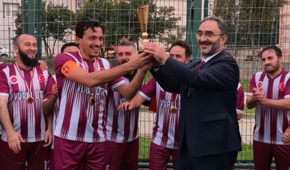 Bursa'da din görevlileri halı sahada mücadele etti