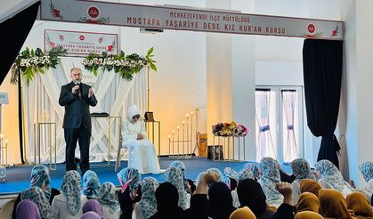 Görme engeline rağmen hafız oldu