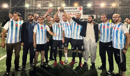 Balıkesir’de din görevlileri yeşil sahada buluştu