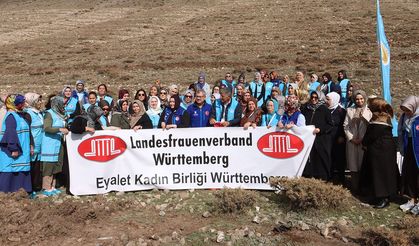 Pasinler'de DİTİB Hatıra Ormanı Dualarla Açıldı