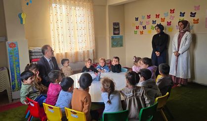 Müftü Eren, miniklerle buluştu
