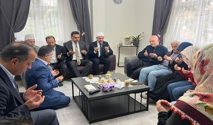 Müftü Tuncel Sarıyer'de taziye ziyareti gerçekleştirdi