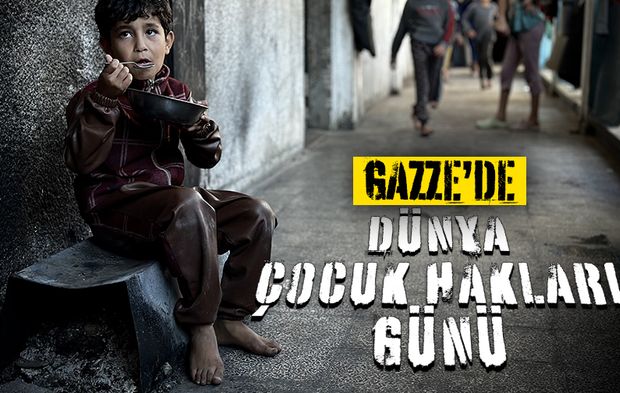 Gazze'de 20 Kasım Dünya Çocuk Hakları Günü