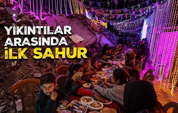 Han Yunus’ta yıkım arasında ilk sahur