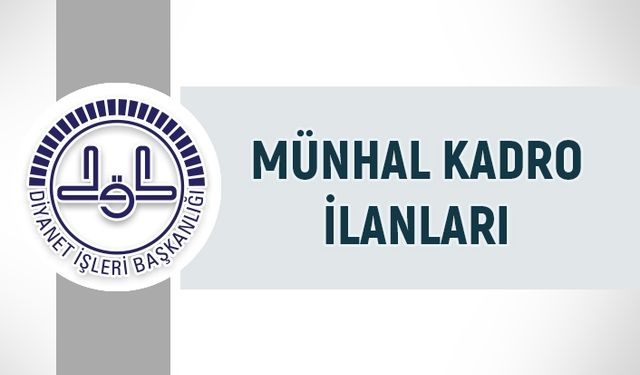 Ağustos 2018 Münhal Kadro İlanları