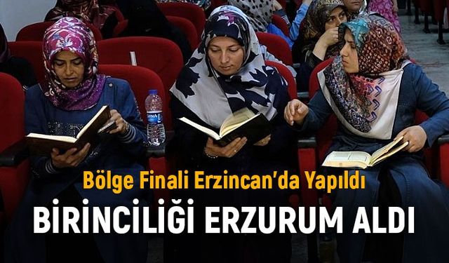 Bölge Birinciliğini Erzurum Aldı