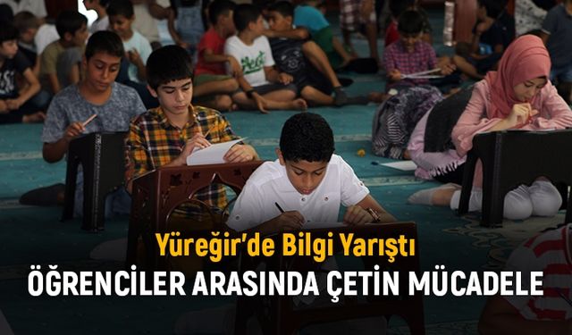 Yüreğir’de Bilgi Yarıştı