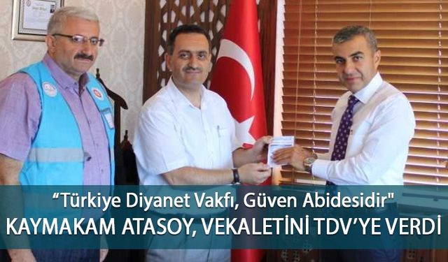 Türkiye Diyanet Vakfı, Güven Abidesidir"