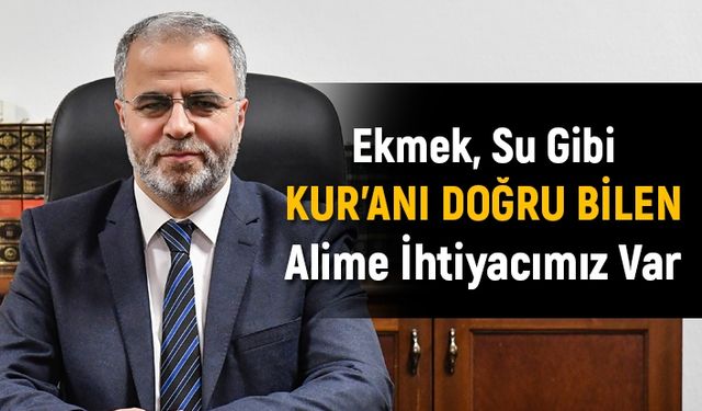 Dr. İşliyen: “Bilen İnsan Aldanmaz”