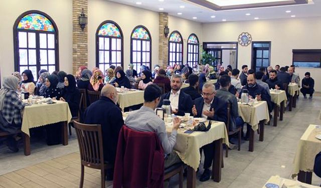 Diyanet cami evleri öğrencileriyle kahvaltı