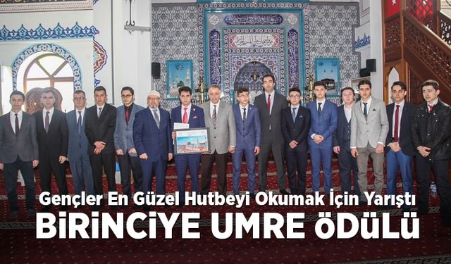 Umre ödüllü hutbe yarışması