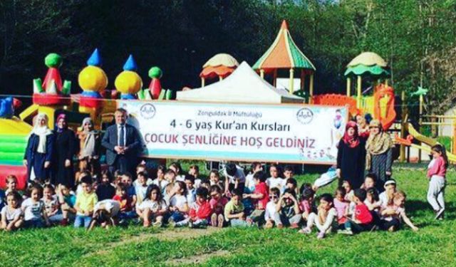 4-6 yaş Kur’an kursu öğrencileri piknikte buluştu