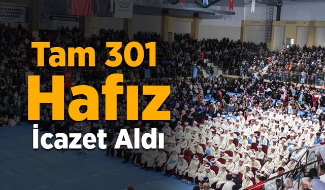 Düzce’de 301 hafız icazet aldı