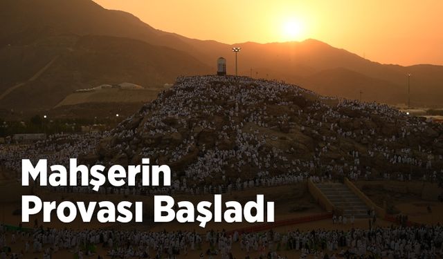 Mahşerin provası başladı