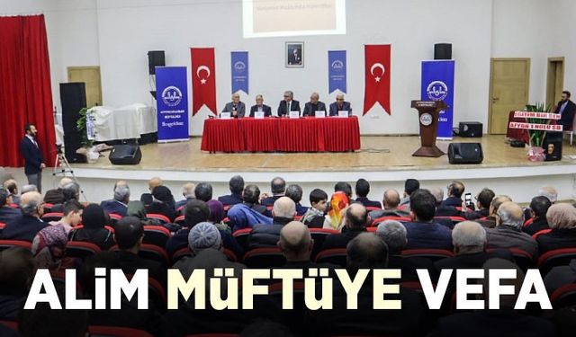 Alim müftüye vefa