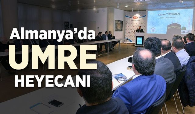 Almanya’da umre heyecanı başladı