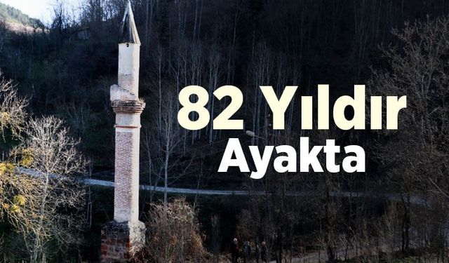 Camisiz minare 82 yıldır ayakta