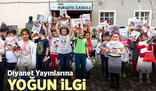 Rize’de Diyanet yayınlarına yoğun ilgi