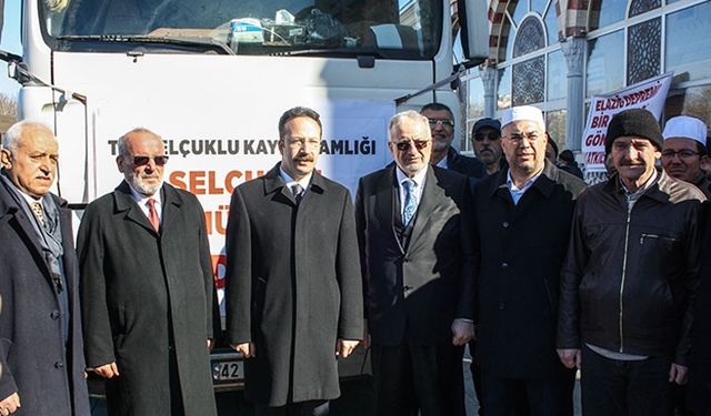 Selçuklu’dan Elazığ’a yardım eli