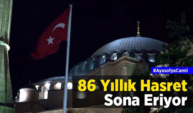Şimdi #AyasofyaCamii'nde kıyama durma vakti