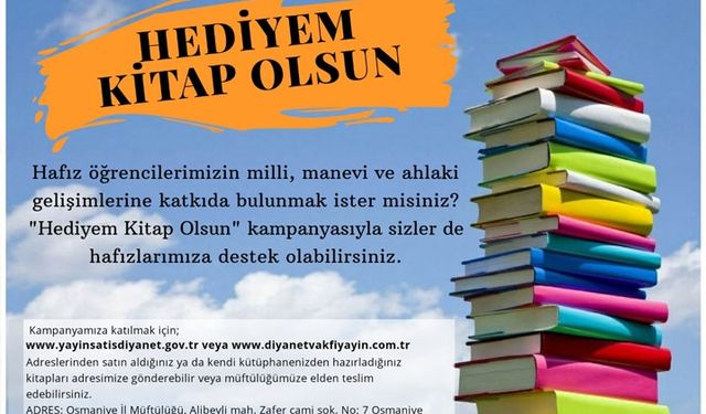 Hediyem Kitap Olsun