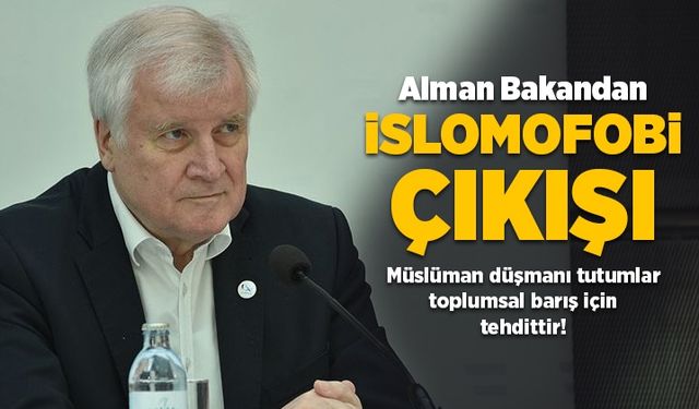 Alman Bakan'dan islamofobi çıkışı: Müslüman düşmanı tutumlar toplumsal barış için tehdittir