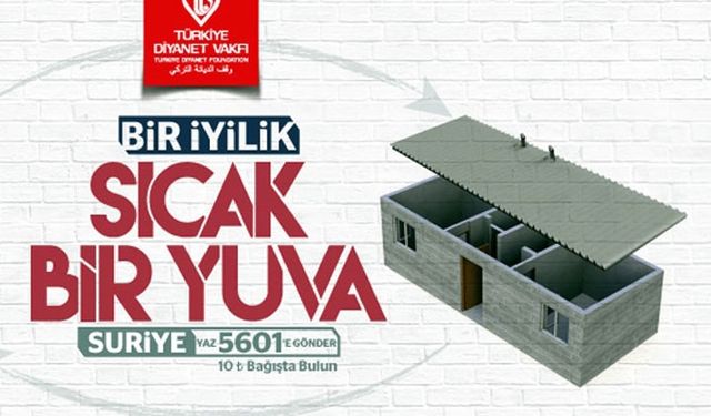 İyilik Konutları için çocuklarının kumbarasını bağışladı