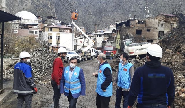 Artvin’de yangının yaraları sarılıyor