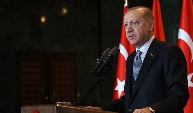 Cumhurbaşkanı Erdoğan açıklama yapıyor