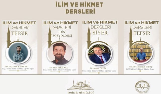 İlim ve hikmet dersleri başladı