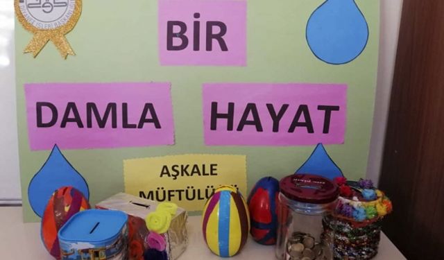 Miniklerden 'Bir Damla Hayat'