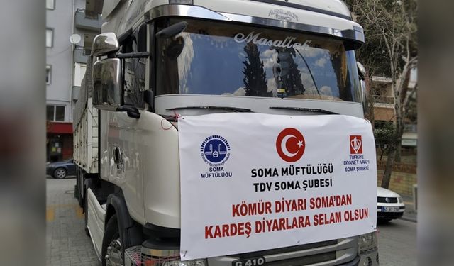 İyilik yüklü tırlar bu kez Soma'dan yola çıktı