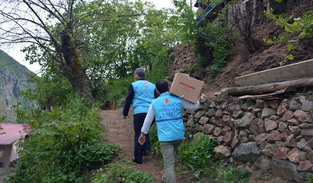 Artvin’de ihtiyaç sahipleri yalnız bırakılmadı