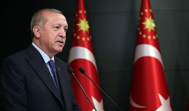 Cumhurbaşkanı Erdoğan açıklama yapıyor