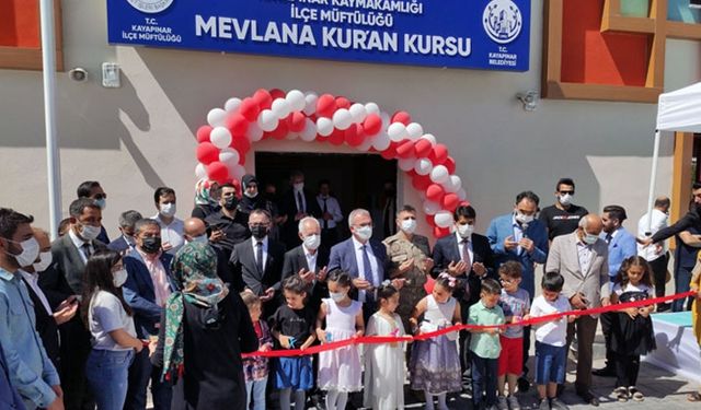 Kayapınar’da Mevlana Kur’an Kursu dualarla açıldı