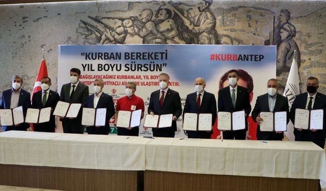 Gaziantep'te "KURBANTEP" projesiyle ihtiyaç sahiplerine ulaşılacak