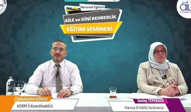 Manisa’da çevrimiçi personel eğitimi semineri